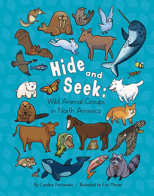 hide and seek wild animal groups in north america book cover